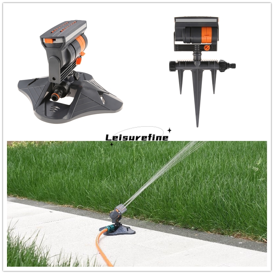 自動庭園スプリンクラー スイング調整可能な流量 大範囲灌漑散 - Trowel Garden Tools のレビューと価格