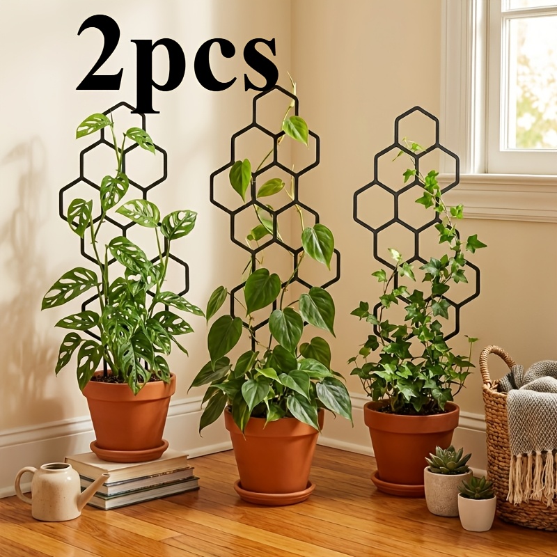 2つのつる性植物育成器具、つる性植物や花用の植木鉢付き、屋内 - Indoor Herb Garden のレビューと価格