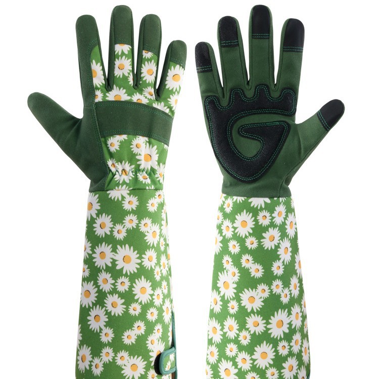 女性用ガーデニンググローブ 通気性のあるロングガーデングロー - Garden Gloves のレビューと価格