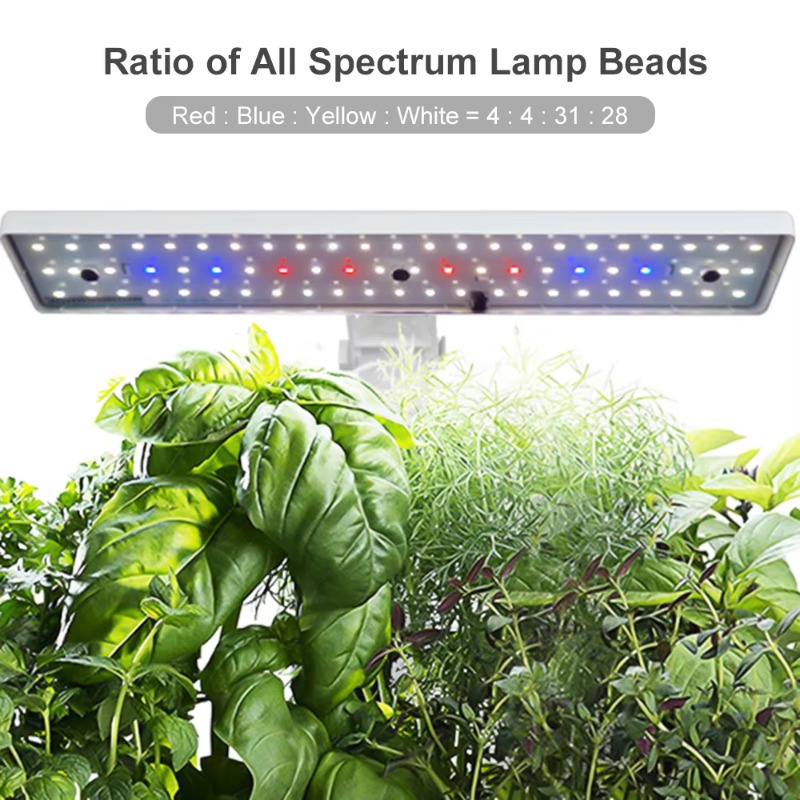 9ポッドスマート水耕栽培システム 室内ガーデンキット 自動タ - Grow Light Led のレビューと価格