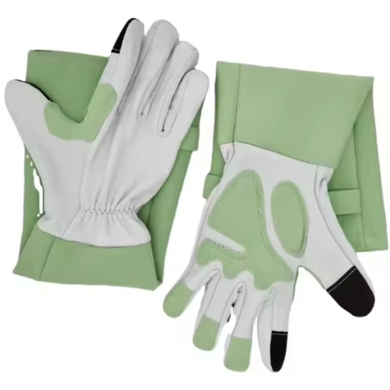 長袖ガーデニンググローブ、耐パンク性、園芸用、バラ剪定用、革 - Garden Gloves のレビューと価格