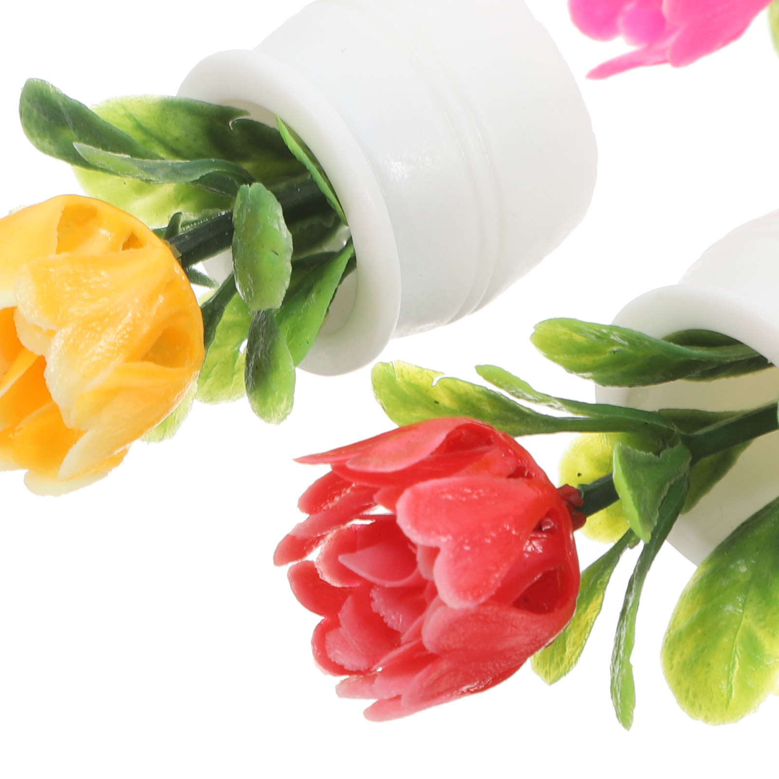 5個入り 人工多肉植物盆栽 高精細 ミニチュア鉢植え フェア - Plant Pot のレビューと価格