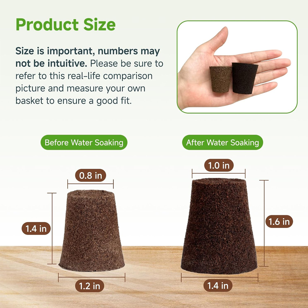 20個の水耕栽培用スポンジ、迅速な根の交換のための種子スター - Indoor Herb Garden のレビューと価格
